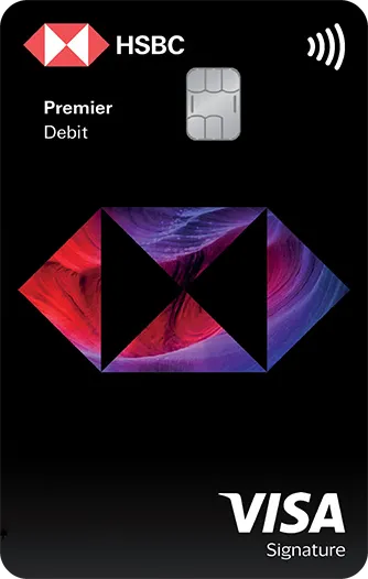 HSBC debit card on a salary account